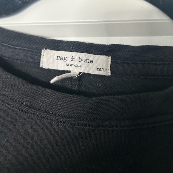 Rag & Bone cotton black t-shirt - Picture 2 of 5